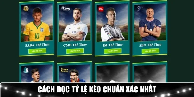 Cách đọc tỷ lệ kèo chuẩn xác nhất
